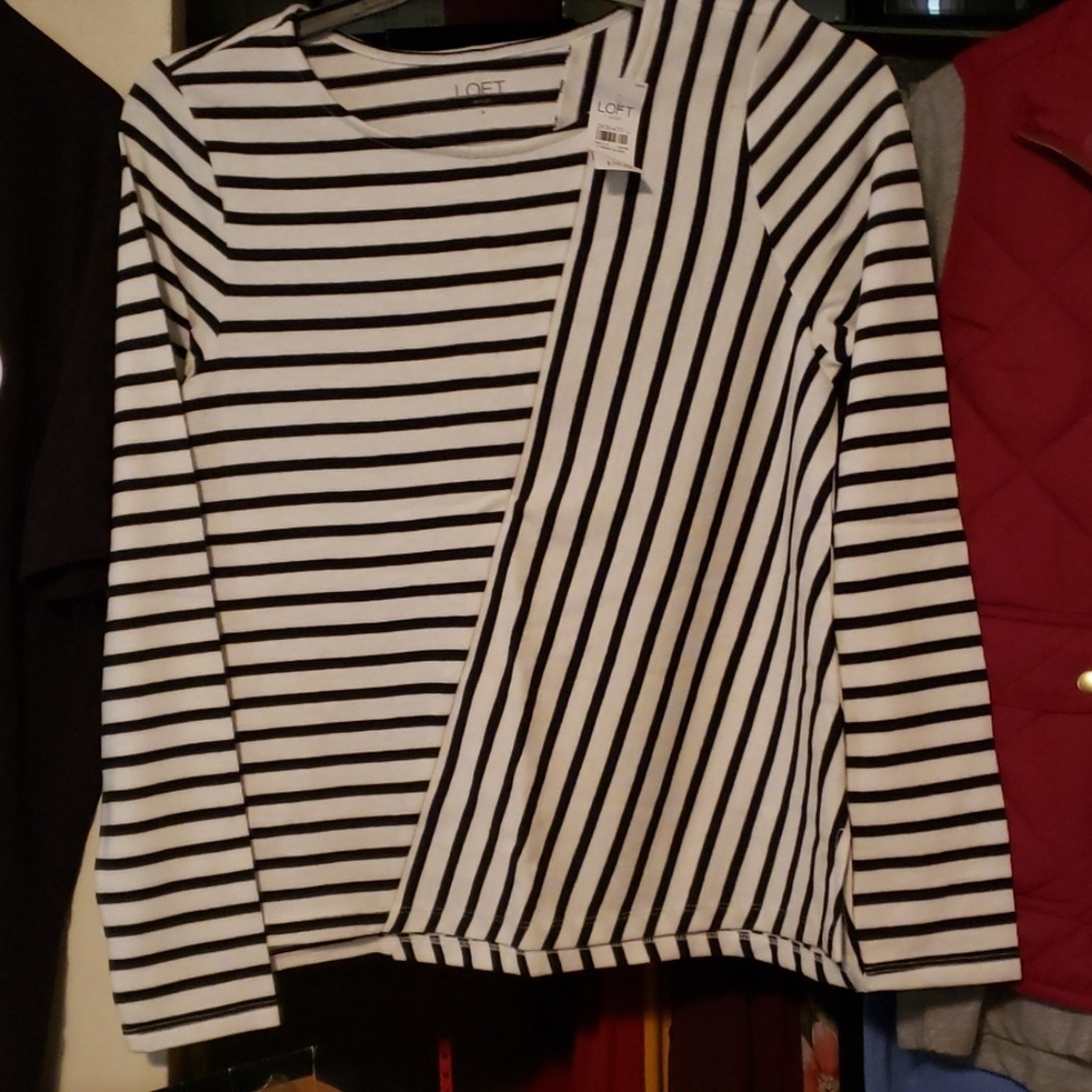 New Mixed Stripe Tee